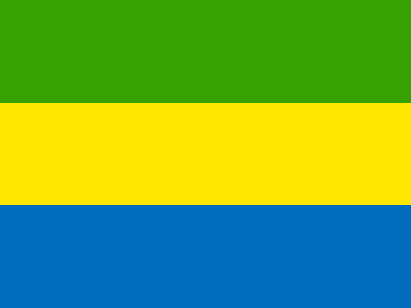 Flag of Gabon vector