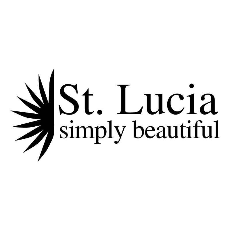 St Lucia Simply Beautiful vector