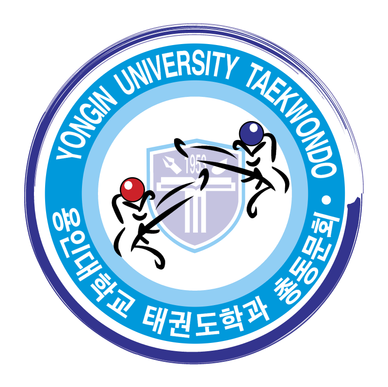 Yongin University Taekwondo vector logo