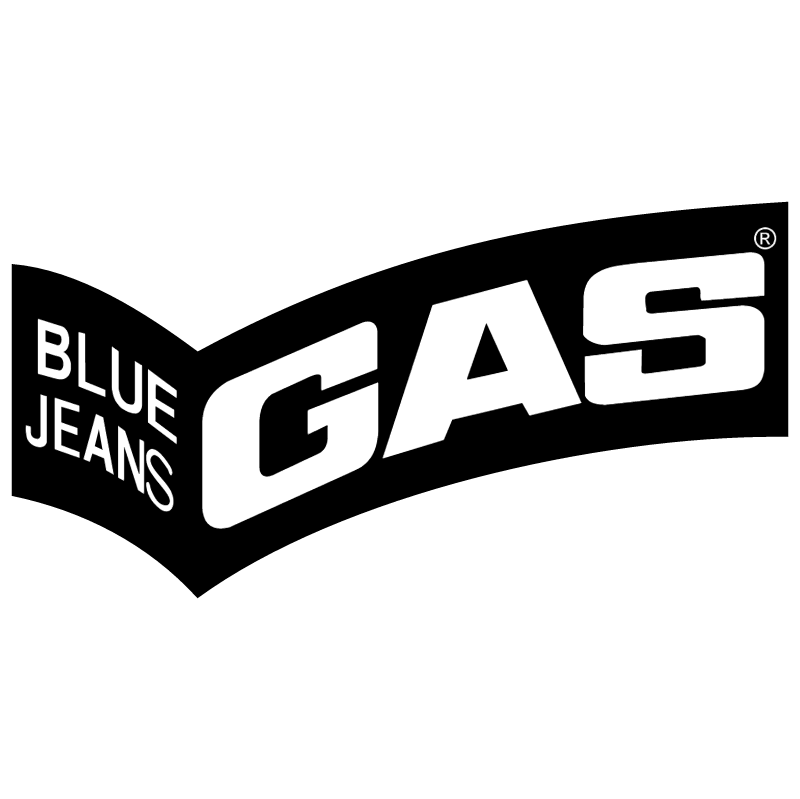 Gas Blue Jeans vector