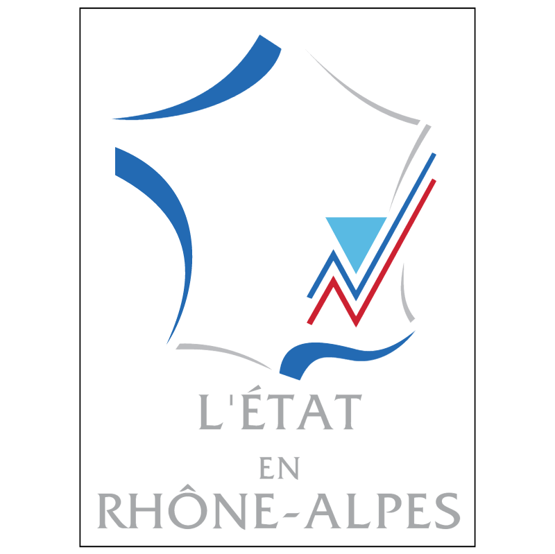 L’Etat en Rhone Alpes vector