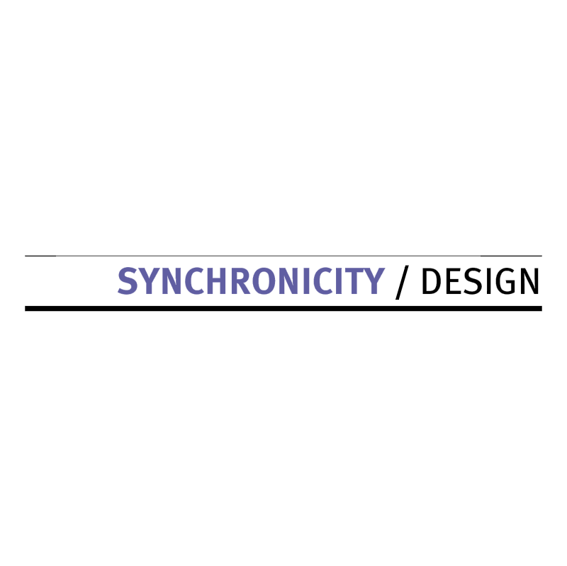 Synchronicity DESIGN vector logo