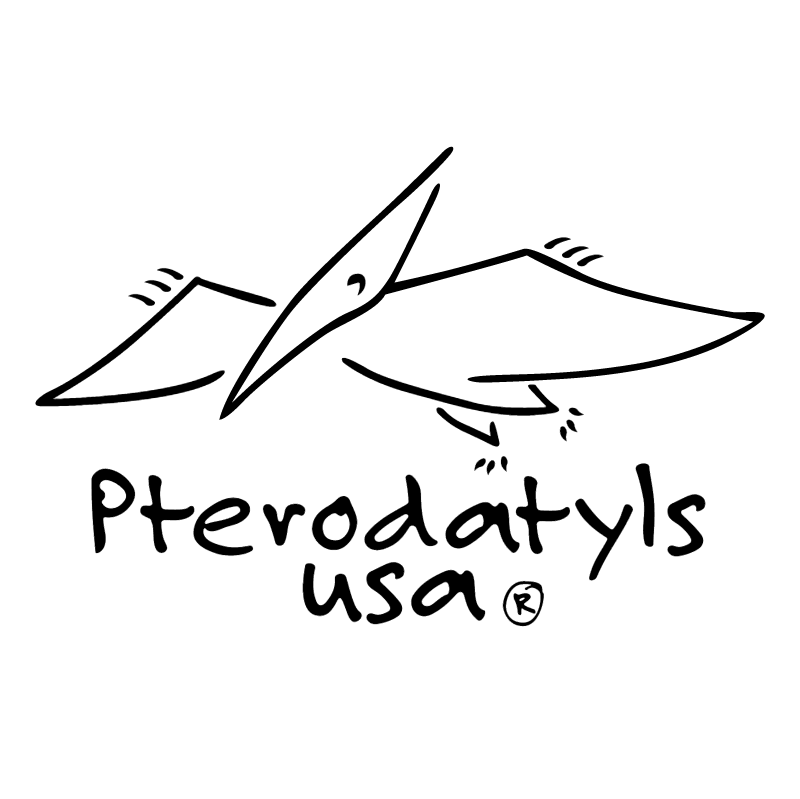 Pterodatyls USA vector