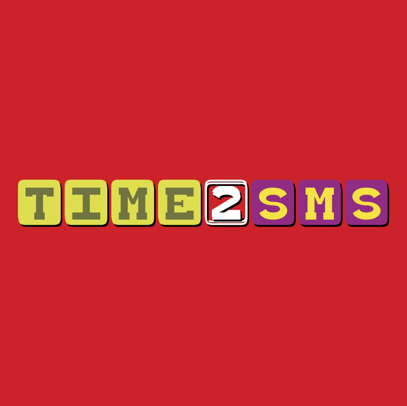 Time2SMS vector logo