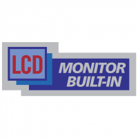 LCD Monitor Bilt In vector