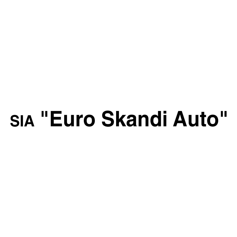 Euro Skandi Auto vector