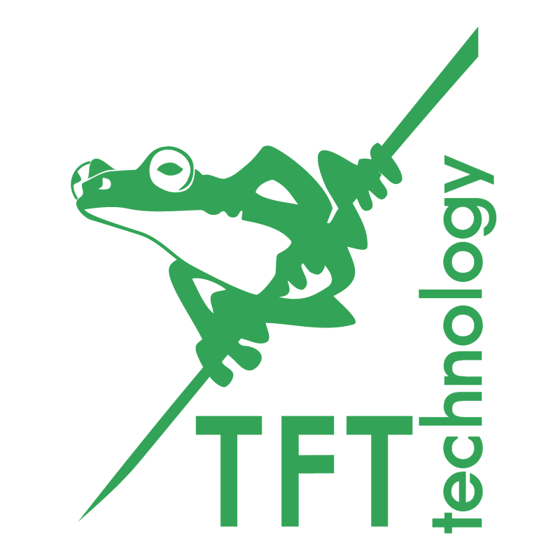 TFT technology vector logo