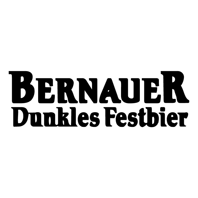 Bernauer Dunkles Festbier vector