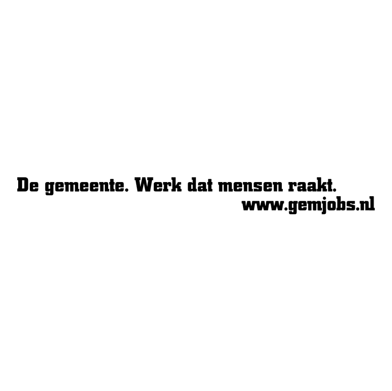 Gemjobs nl vector