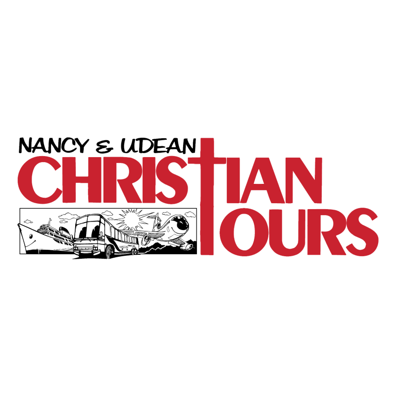 Nancy &amp; Udean Christian Tours vector