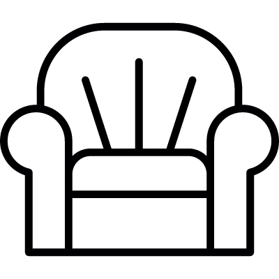Armchair vector logo