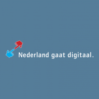 Nederland gaat digitaal vector