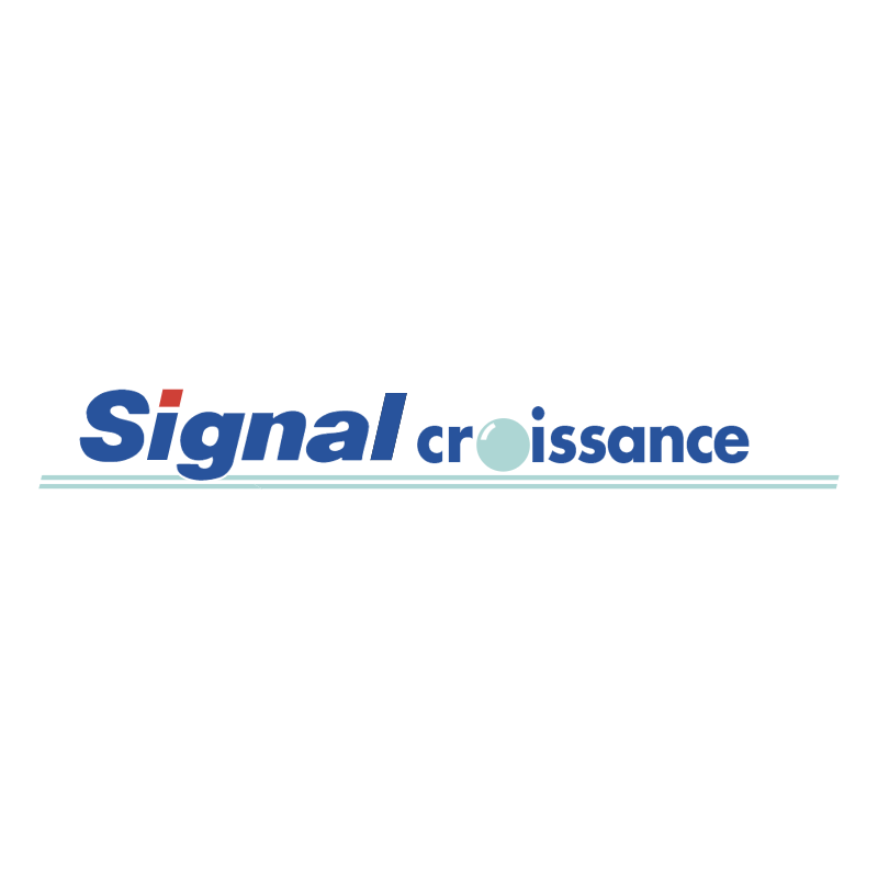 Signal Croissance vector logo