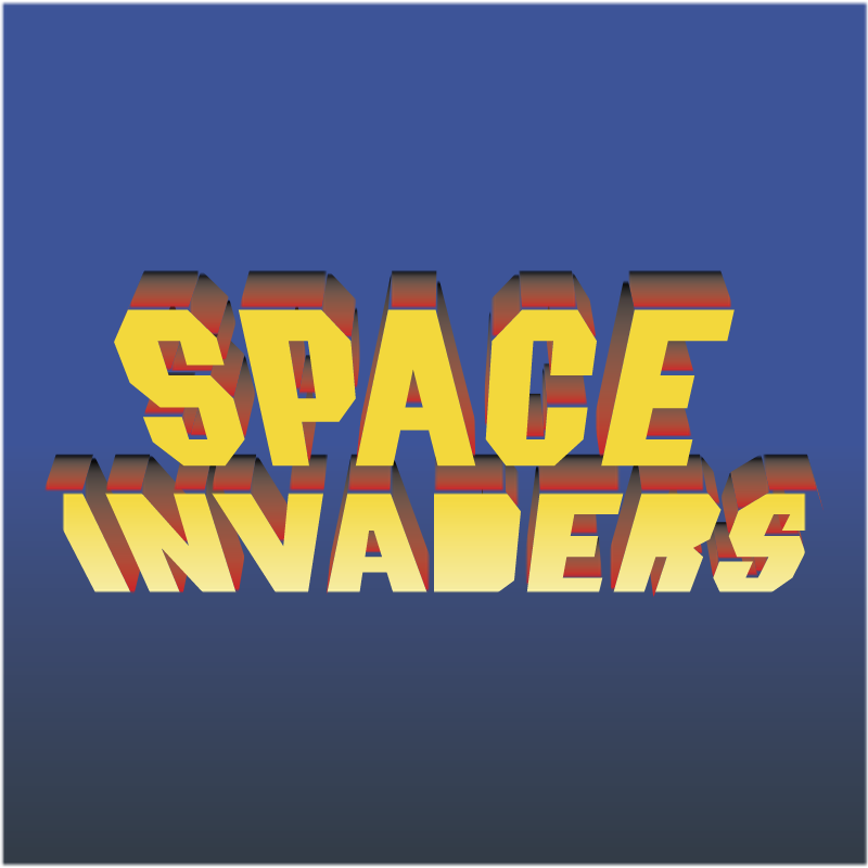 Space Invaders vector