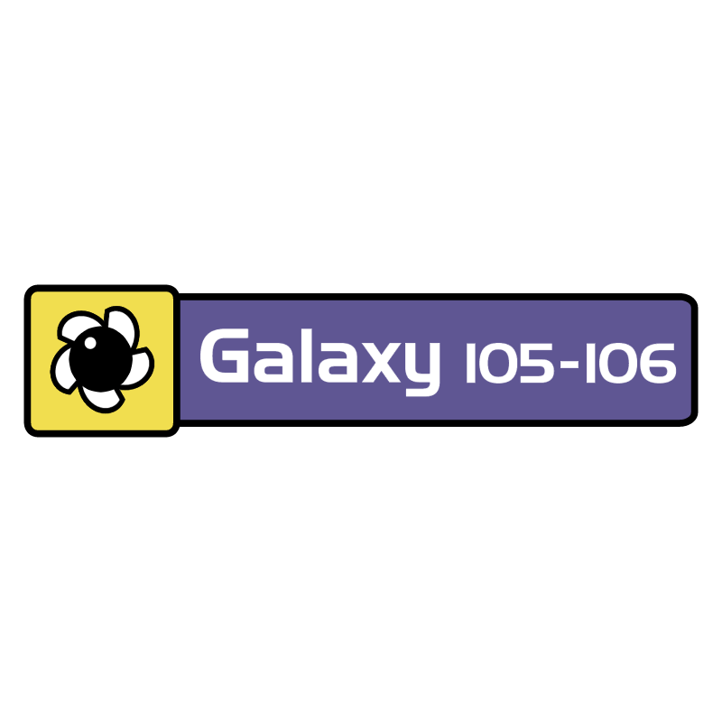 Galaxy 105 106 vector logo
