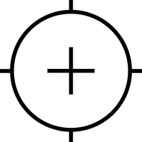Target with crosstree vector