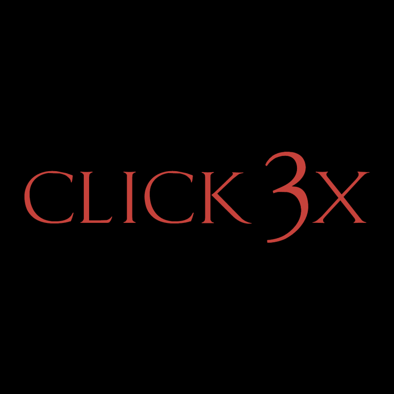 Click 3X vector logo