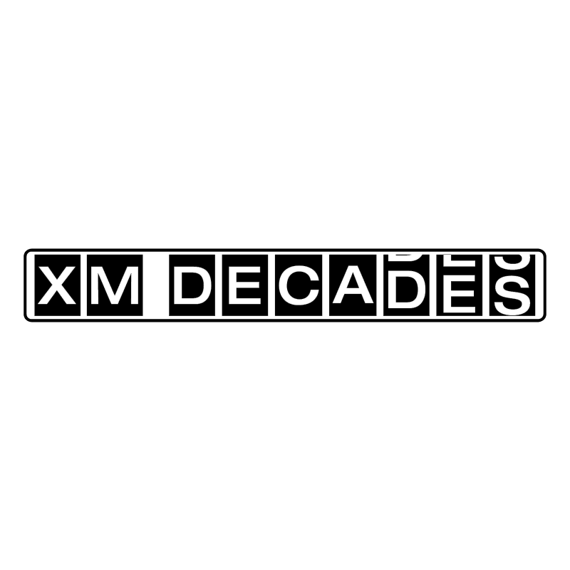 XM Decades vector