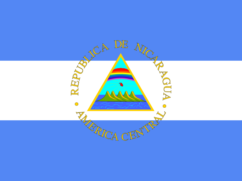 Flag of Nicaragua vector