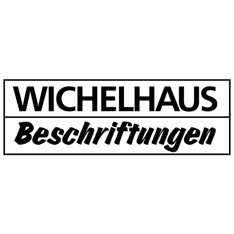 Wichelhaus Beschriftungen vector
