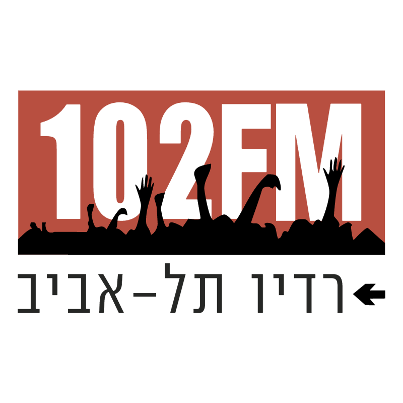 102 FM Radio vector logo