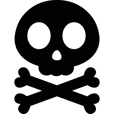 Skull and Bones vector logo