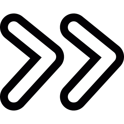 Fast foward arrows vector logo