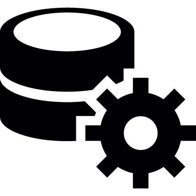 Database setting vector logo