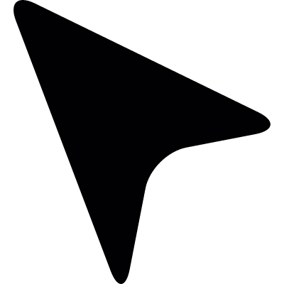 Black pointer vector logo