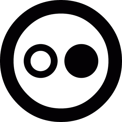 Flickr round logo vector logo