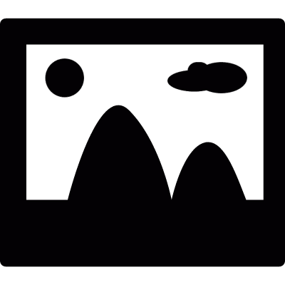 Landscape picture vector logo