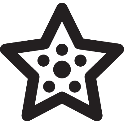 Summer Starfish vector logo