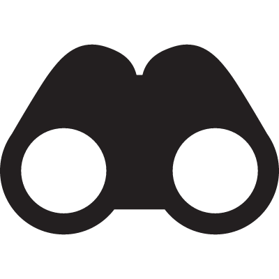 Binoculars vector logo
