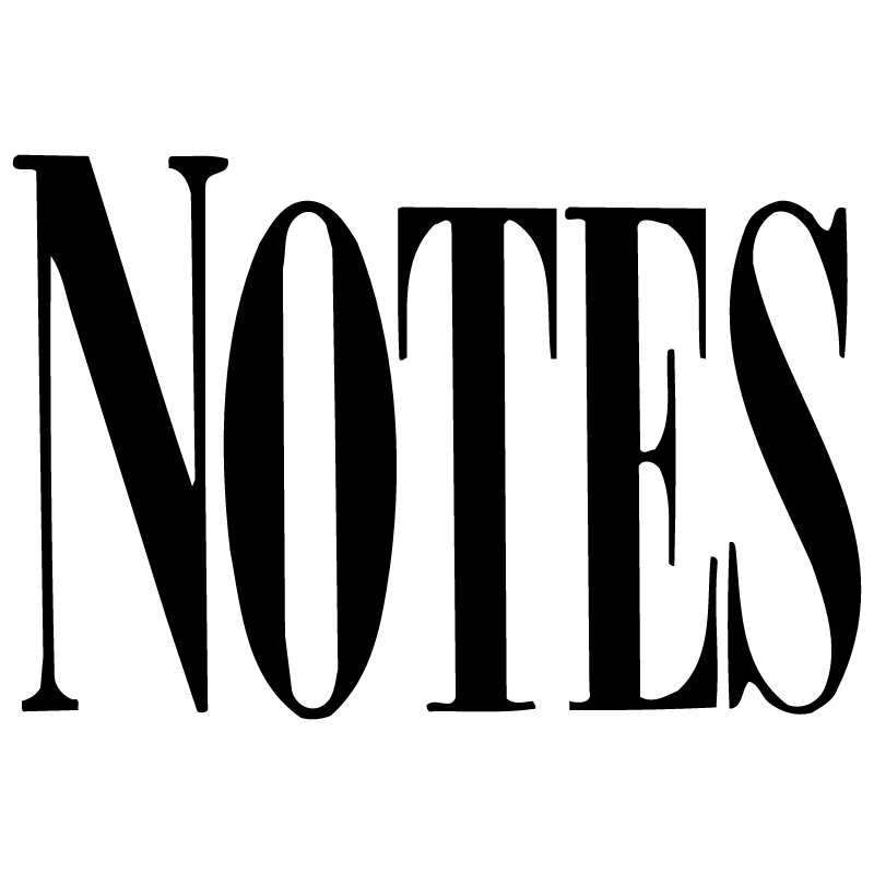 Notes vector logo
