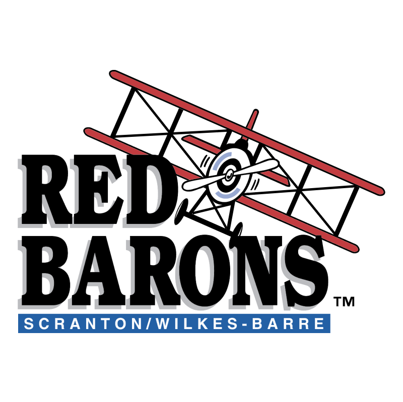 Scranton Wilkes Barre Red Barons vector logo