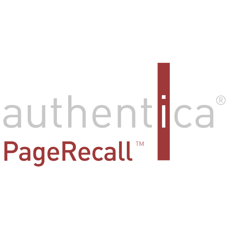 Authentica PageRecall vector