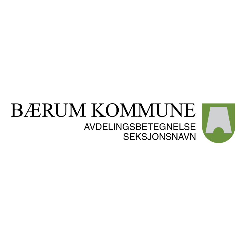 Baerum kommune vector logo