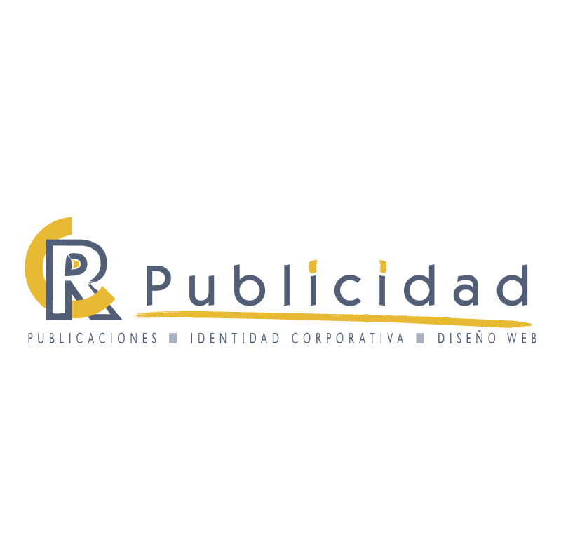 CR Publicidad vector logo
