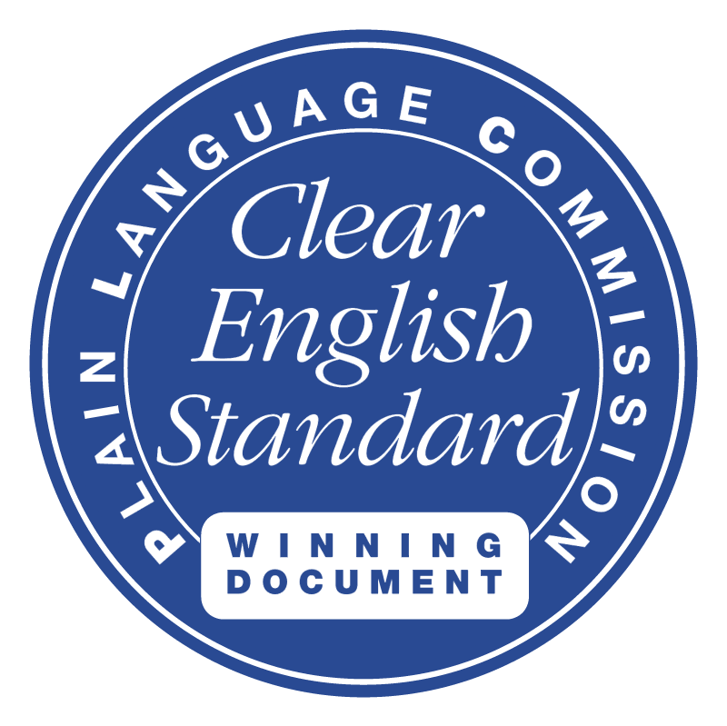 Clear English Standard vector