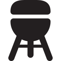 Closed grill vector