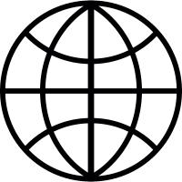 Global grid logo vector