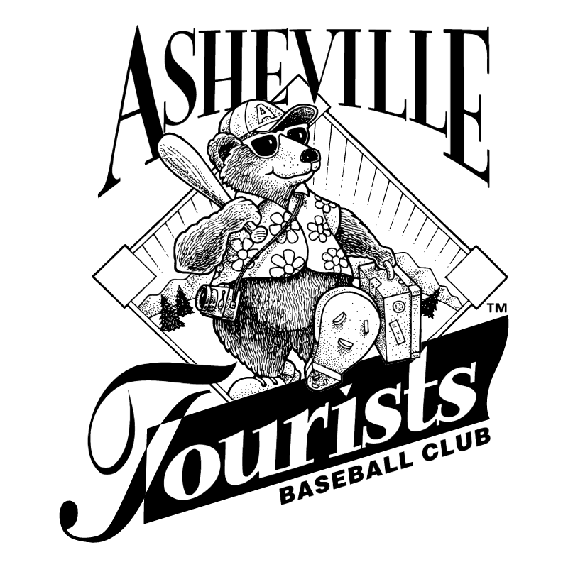 Asheville Tourists vector