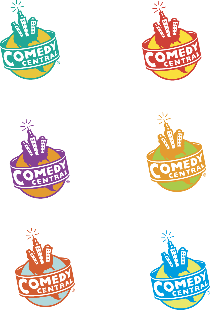 Comedy Central logos vector