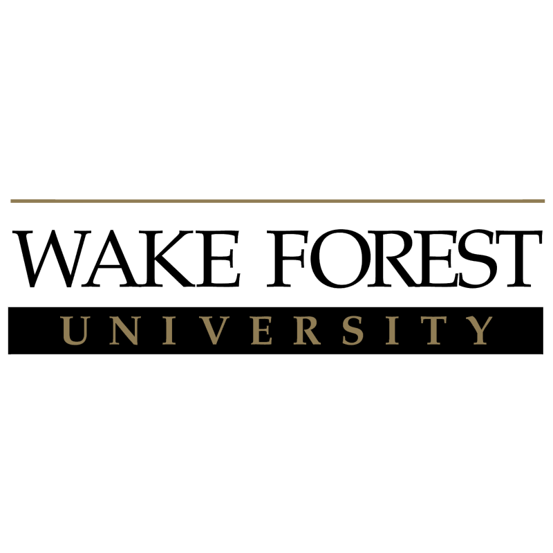 Wake Forest University vector logo