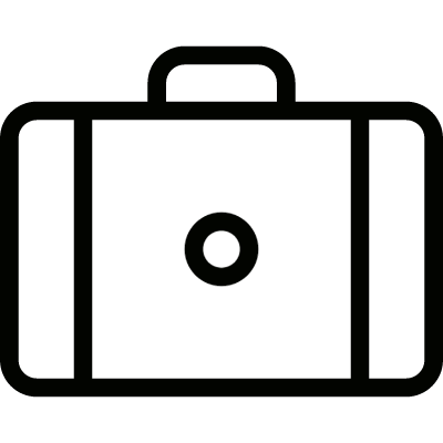 Suitcase vector logo