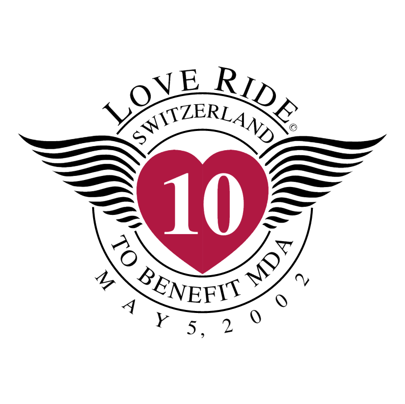 Love Ride Switzerland vector