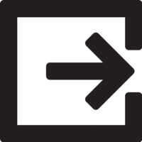 Exit Right vector