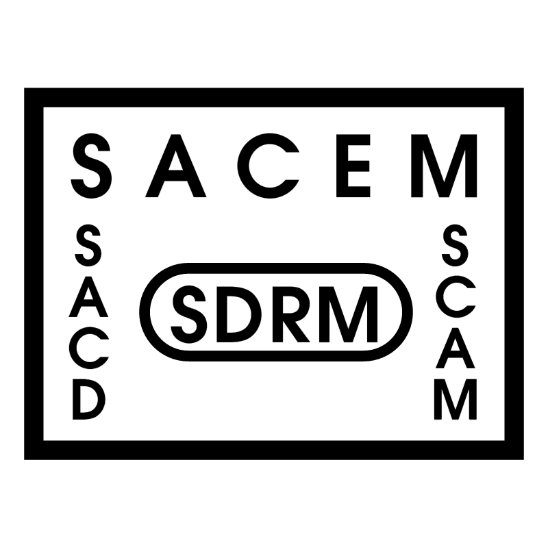 SACEM SDRM SACD SCAM vector