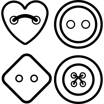Four Buttons vector logo