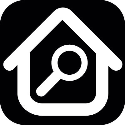 House Search Button vector logo